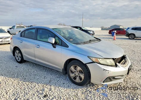 2013 Honda Civic Lx from USA, damaged, VIN 2HGFB2F57DH558921